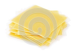 Sliced cheese photo