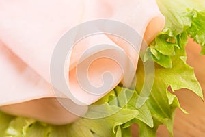 Sliced chicken breast