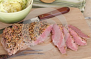 Sliced Corned Beef photo