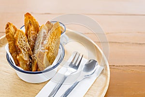 Sliced Croissant Light Meal