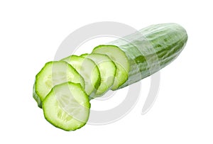 Sliced cucumber