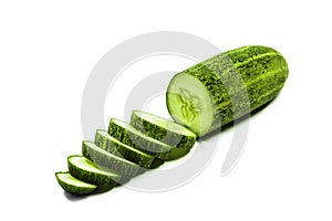 Sliced cucumber