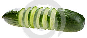 Sliced cucumber