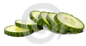 Sliced cucumber