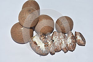 Sliced and dried  betelnut pieces