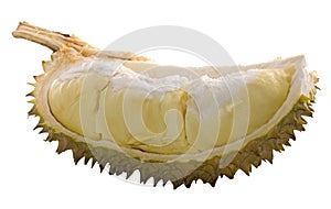 Sliced Durian Isolated