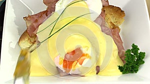 Sliced Eggs Benedict 1