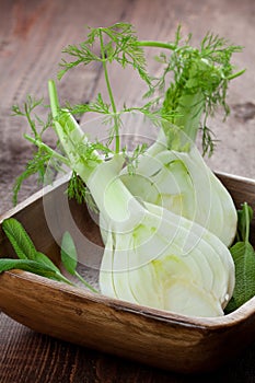 Sliced fennel