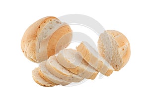 Sliced french bread roll