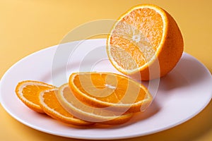 Sliced fresh citruses