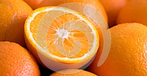 Sliced Fresh Oranges