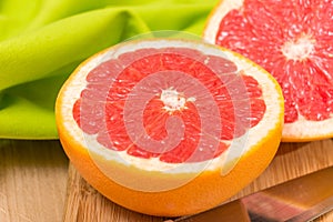 Sliced Grapefruit