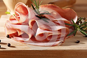 Sliced ham