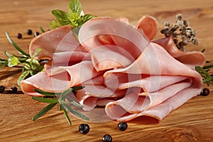 Sliced ham