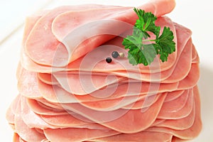 Sliced ham