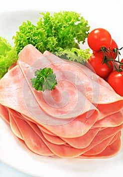 Sliced ham