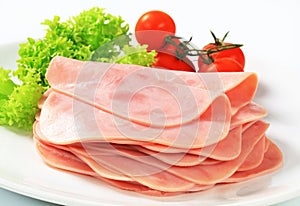 Sliced ham