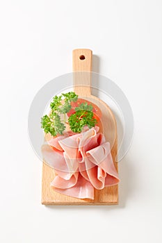 Sliced ham