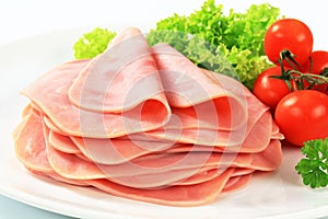 Sliced ham