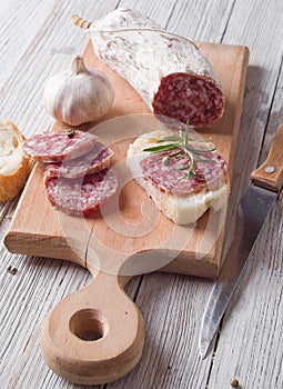 Sliced Italian Salami