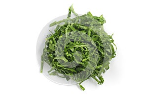 Sliced Kale Cabbage, Brazilian Couve. photo