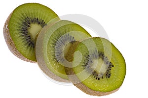 Sliced ??kiwi fruit