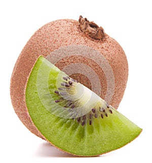 Sliced kiwi fruit segment