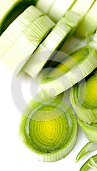 Sliced Leeks