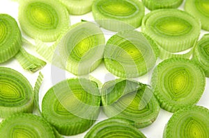 Sliced Leeks