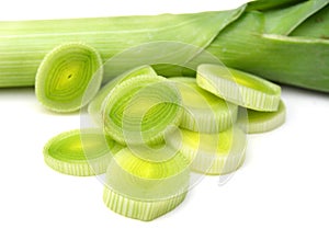 Sliced Leeks