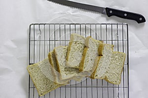 Sliced Loaf Bread Arrangement