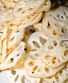 Sliced lotus root