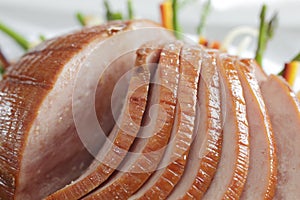 Sliced macro ham