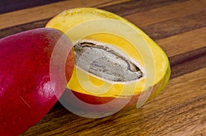 Sliced mango