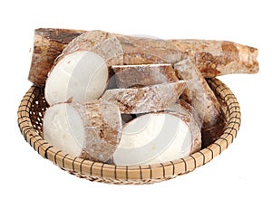 Sliced manioc
