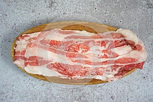 Sliced Meat beef Shabu BBQ shortplate