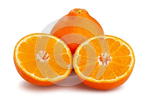 sliced minneola tangelo tangerine