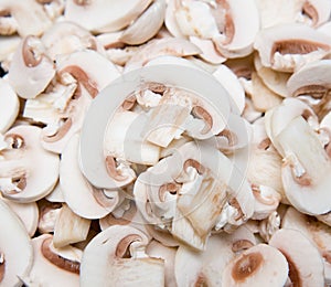 Sliced Mushrooms