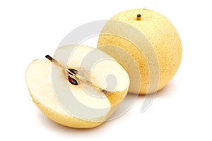 Sliced Nashi Pears
