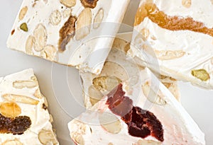 Sliced nougat photo