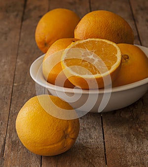 sliced oranges