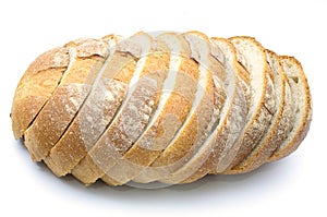 A Sliced Pain De Campagne Au Levain.