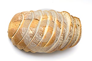 A Sliced Pain De Campagne Au Levain.