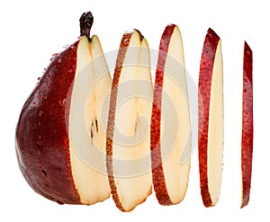 Sliced pear