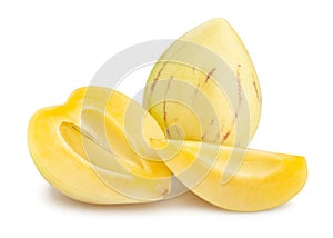 Sliced pepino