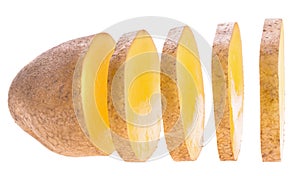 Sliced potato