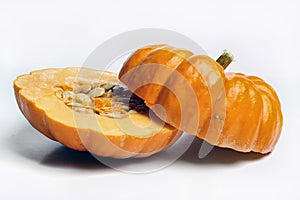 Sliced pumpkin