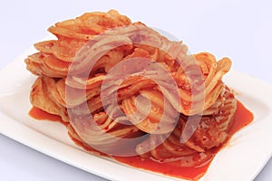 Sliced radish kimchi
