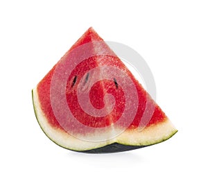 Sliced ripe watermelon isolated photo