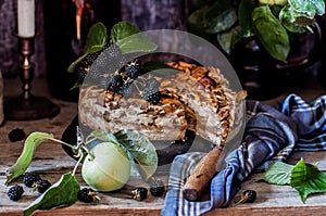 Sliced Rustic Apple Pie